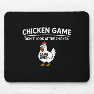 Tapis De Souris Jeu de poulet mignon Ne regardez pas le poulet Drô