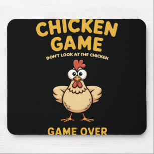 Tapis De Souris Jeu de Poulet Ne Regardez Pas Le Jeu de Poulet Gam
