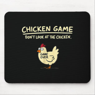 Tapis De Souris Jeu de poulet Ne regardez pas le poulet drôle de p