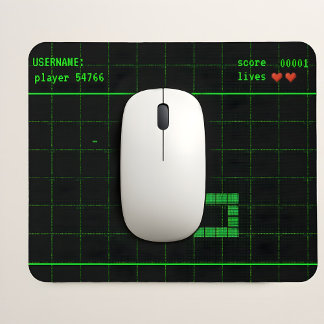 Tapis De Souris Jeu de serpent personnalisé - Nom et note