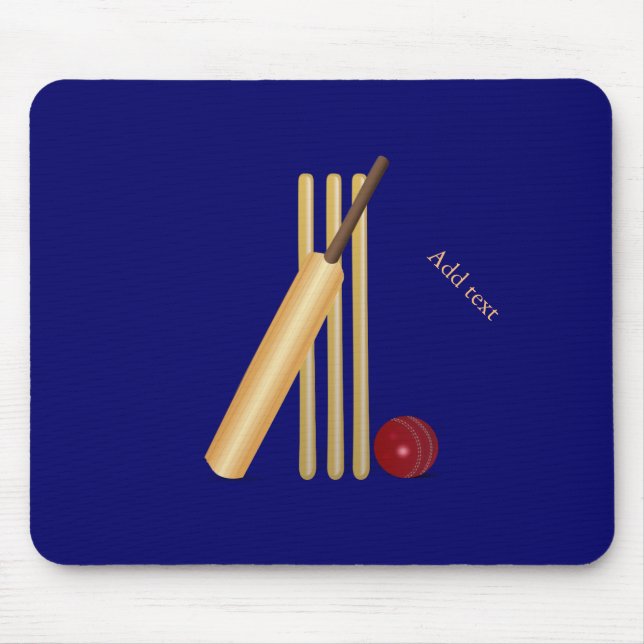 Tapis De Souris Jeu du Modèle de cricket (Devant)