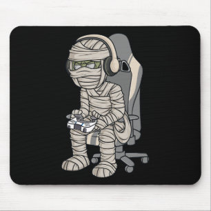 Tapis De Souris Jeu Halloween maman gamer effrayant garçons enfant