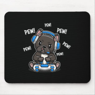 Tapis De Souris Jeu vidéo du Joueur de Bulldog Français