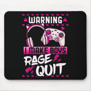 Tapis De Souris Jeux Vidéo de Jeux de Jeux de filles de gamer Stre