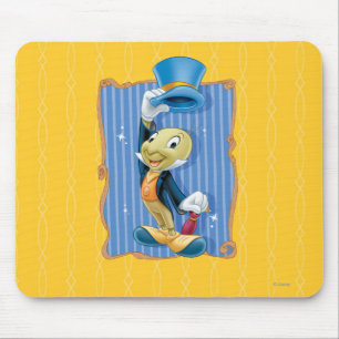 Tapis De Souris Jiminy Cricket Lifting Son Casquette