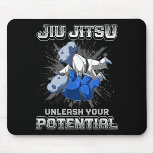 Tapis De Souris Jiu Jitsu Brésilien MMA et Grappling BJJ Combat