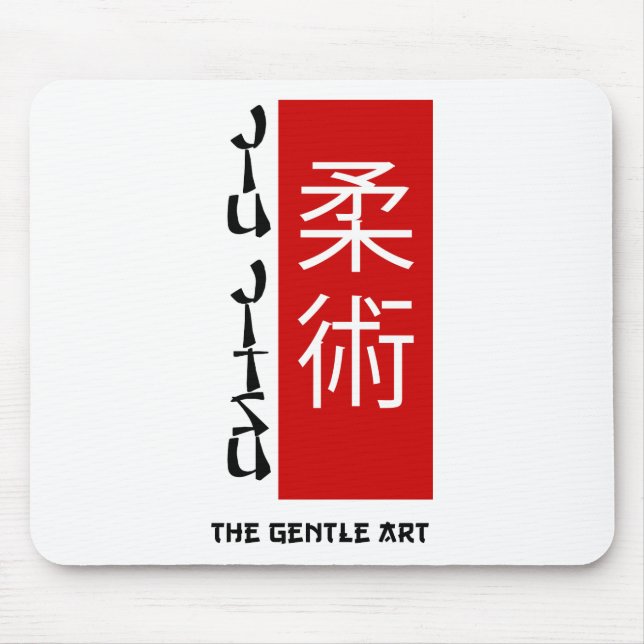 Tapis De Souris Jiu Jitsu - l'art doux (Devant)