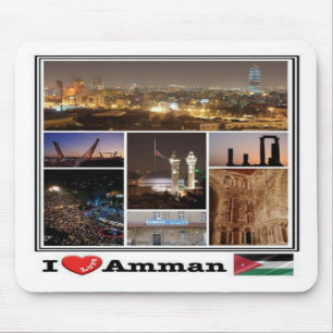 Tapis De Souris JO Jordan - Amman - I Love Mosaic -