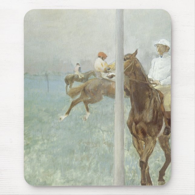 Tapis De Souris Jockeys avant la course par Edgar Degas (Devant)