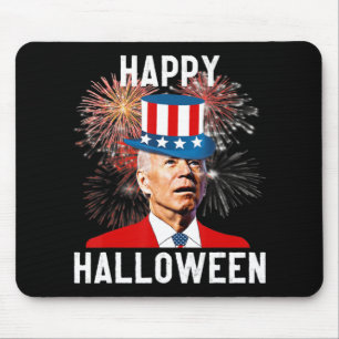 Tapis De Souris Joe Biden Bonne Halloween Pour Amusants Juillet