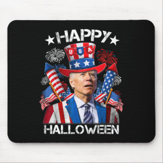 Tapis De Souris Joe Biden drôle de T-shirt du 4 juillet Joyeux Hal