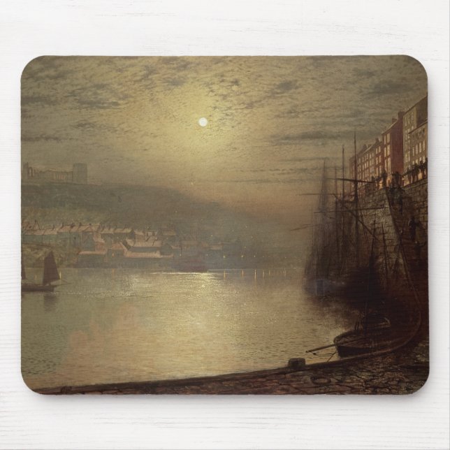 Tapis De Souris John Atkinson Grimshaw | Whitby (huile sur la (Devant)