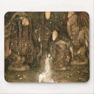 Tapis De Souris John Bauer - Regardez-Les Troll Mère Dit Regardez