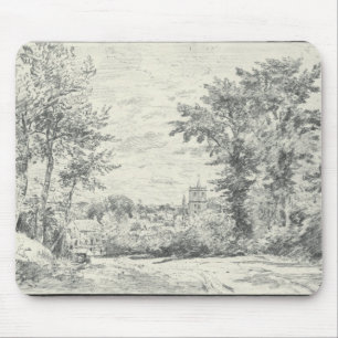 Tapis De Souris John Constable l'entrée dans Gillingham, Dor