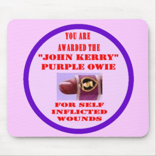 TAPIS DE SOURIS JOHN KERRY PURPLE OWIE