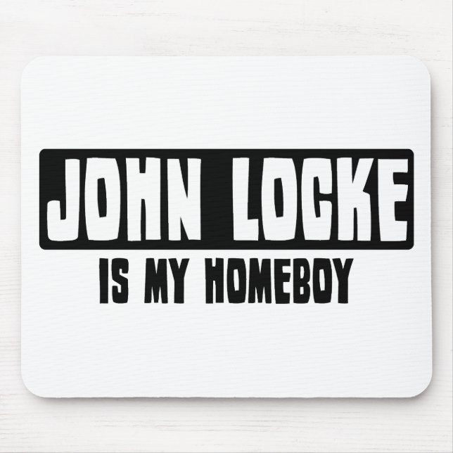 Tapis De Souris John Locke est mon Homeboy (Devant)