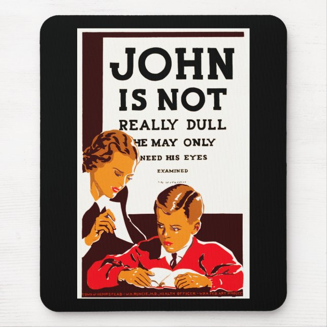 Tapis De Souris John N'Est Pas Vraiment Dur (Devant)