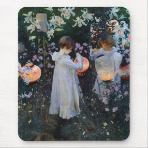 Tapis De Souris John Singer Sargent "Carnation, Lily, Lily, Rose"
