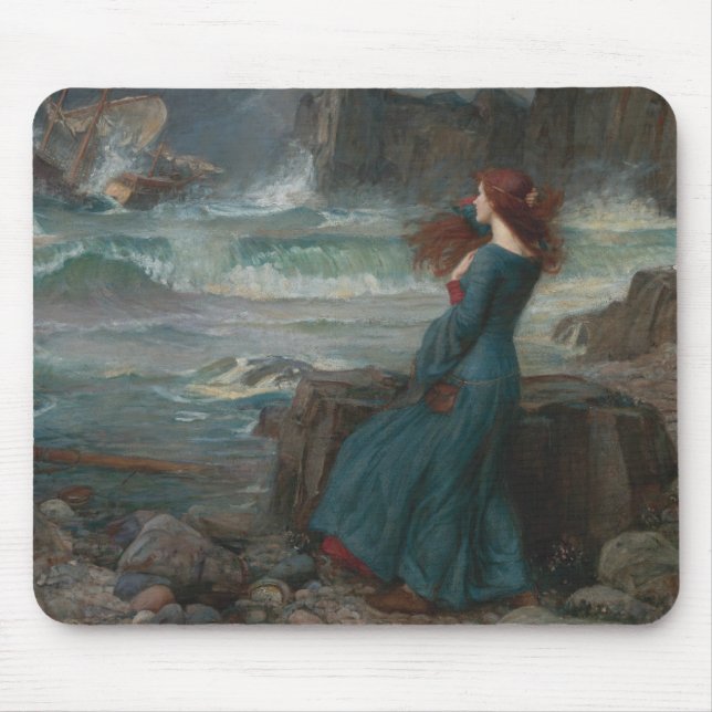 Tapis De Souris John William Waterhouse - Miranda - la tempête (Devant)