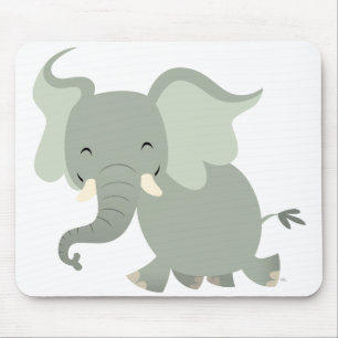 Tapis De Souris Joie Cartoon Eléphant Mousepad