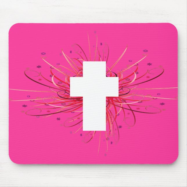 Tapis De Souris JOIE ! dans la croix (Devant)