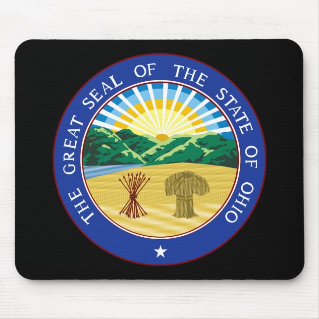 Tapis De Souris Joint Mousepad d'état de l'Ohio (Devant)