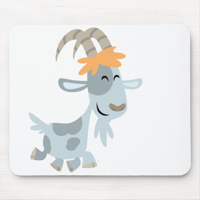 Tapis De Souris Joli Cool Cartoon Chèvre Mousepad (Devant)
