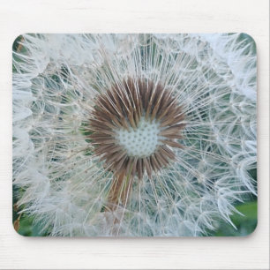 Tapis De Souris Joli Dandelion blanc