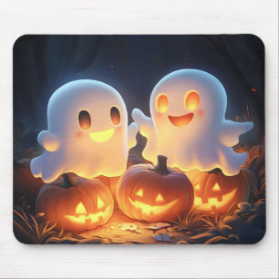 Tapis De Souris Joli Éffrayant Halloween DFV Fantômes Fantastique