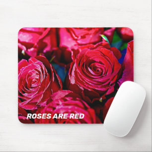 Tapis De Souris Joli Ensemble De Roses Rouges