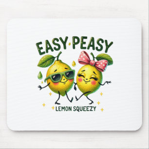 Tapis De Souris Joli Facile Facile Citron Presse Bonjour Vacances 