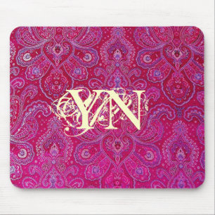 Tapis De Souris Joli monogramme de Paisely