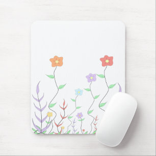 Tapis De Souris Joli Mousepad Fleur sauvage