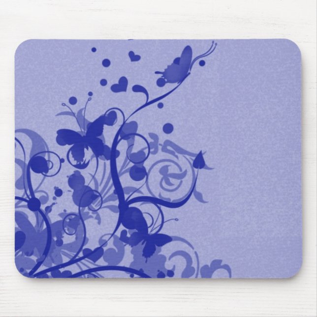 Tapis De Souris Jolie conception Mousepad de papillon (Devant)