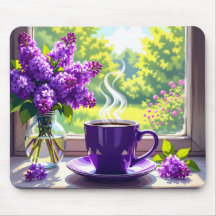 Jolie Lilacs et café violets
