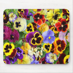 Tapis De Souris Jolies Pansies