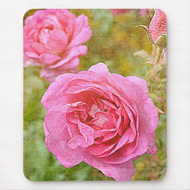 Tapis De Souris Jolis roses de novembre (Devant)