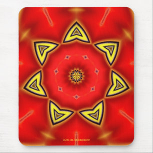 Tapis De Souris Jonquille rouge Mousepad
