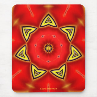 Tapis De Souris Jonquille rouge Mousepad