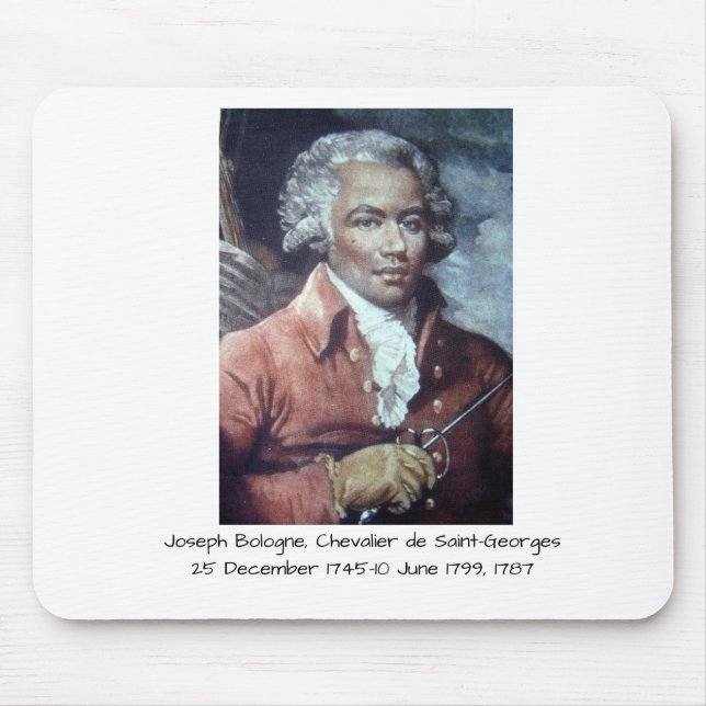 Tapis De Souris Joseph Bologne, Chevalier de Saint-Georges (Devant)