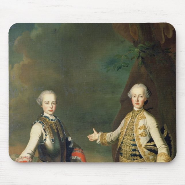 Tapis De Souris Joseph et Leopold, fils de Francis I et Maria (Devant)
