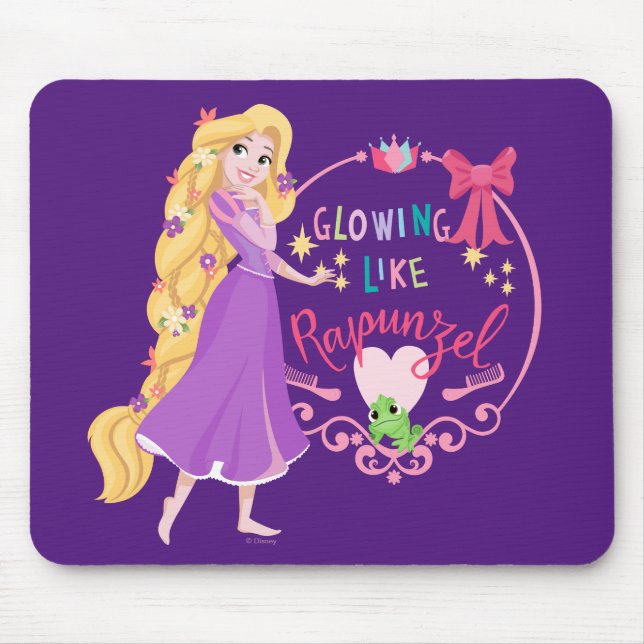 Tapis De Souris Jouer comme Rapunzel (Devant)
