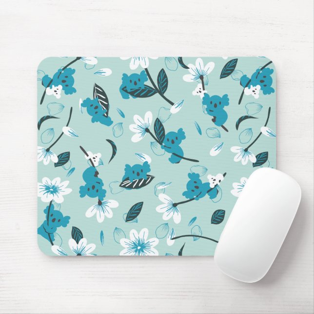Tapis De Souris Jouer Koala Motif mignon animal et l'art nature (Avec souris)