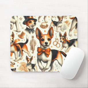 Tapis De Souris Jouet vintage Fox Terrier sans fil
