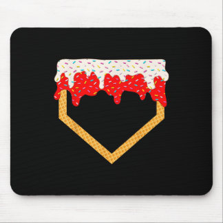 Tapis De Souris Jouets de baseball Accueil Plate Ice Crème Sprinki