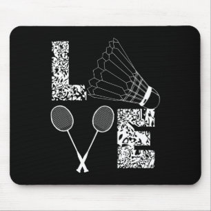 Tapis De Souris Joueur Badminton Badminton Lover Shuttle