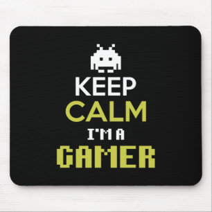 Tapis De Souris Joueur Cadeau Garder Le Calme Je Suis Un Joueur