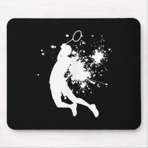 Tapis De Souris Joueur de badminton Badminton Squash Hommes Volant
