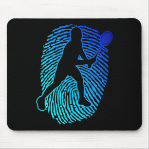 Tapis De Souris Joueur de badminton de squash de volant de badmint