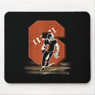 Tapis De Souris Joueur de football garçon de 6 ans 6ème football